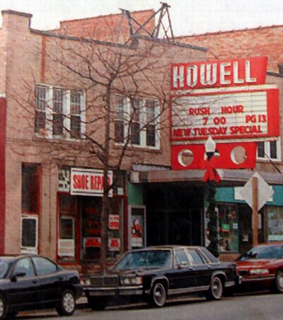 Howell Theatre - Old Marquee